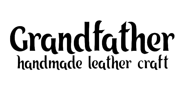 Grand Father Handmade Leather Craft - Logotype